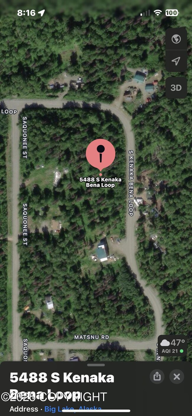 5488 S Kenaka Bena Lp google overhead