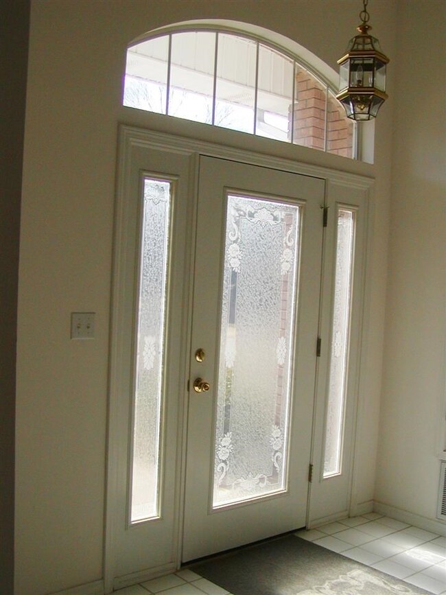 Beautiful decorative entry.