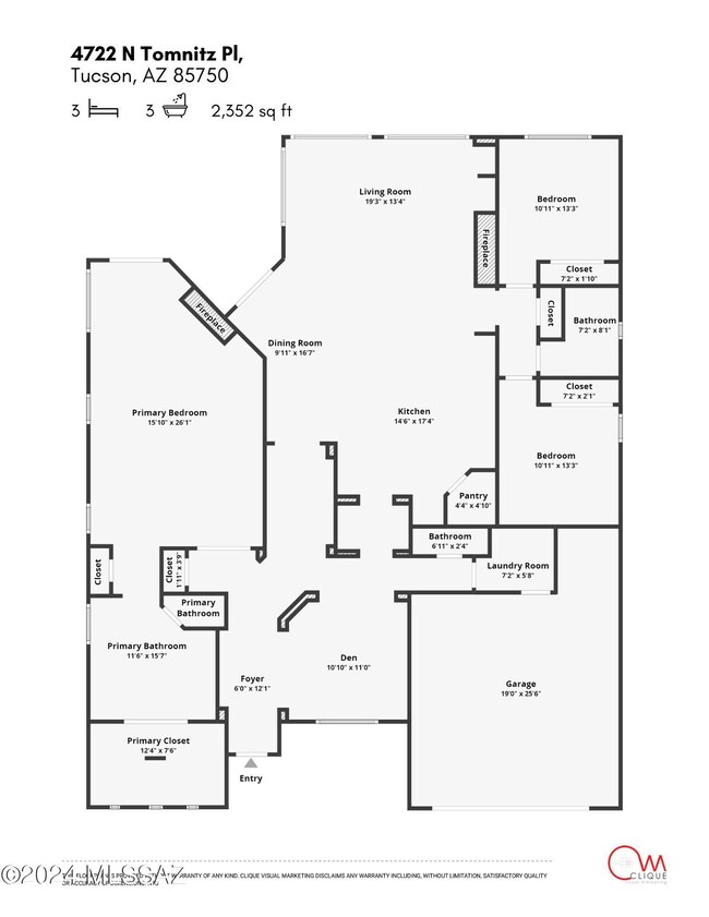 4722 N Tomnitz Pl Floor Plan