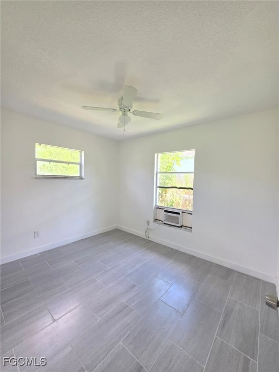 Empty room with healthy amount of natural light, c