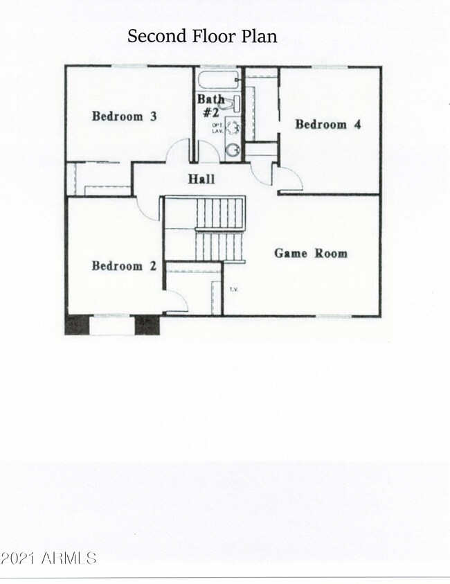 Palo Verde 2nd Floor Plan