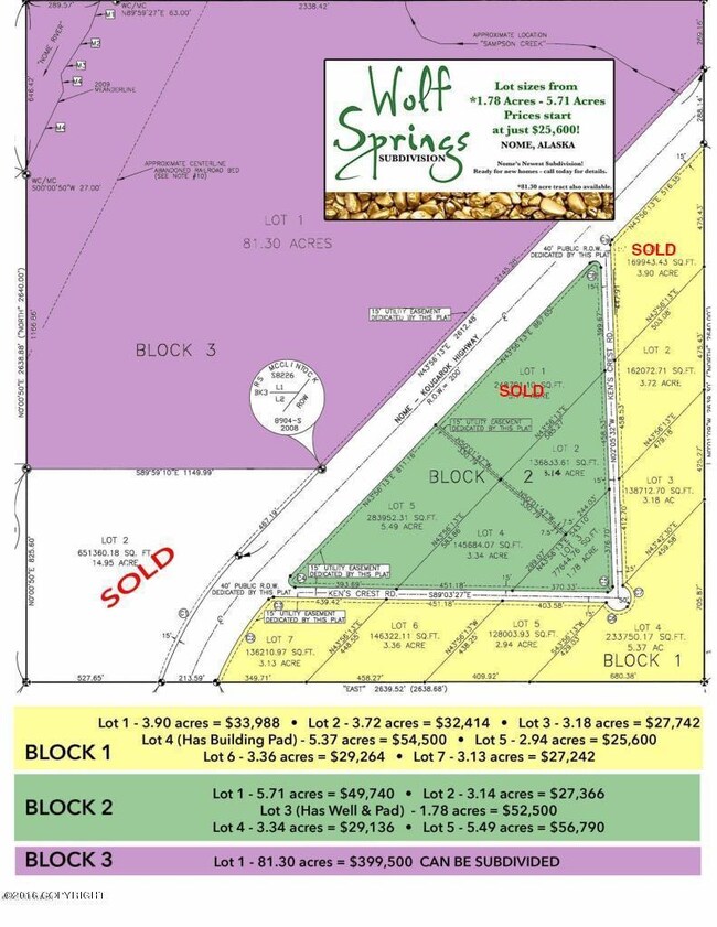 Available Lots
