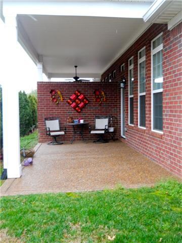 Rain or shine, enjoy the great outdoors on your covered patio. A ceiling fan guarantees you a breeze anytime.