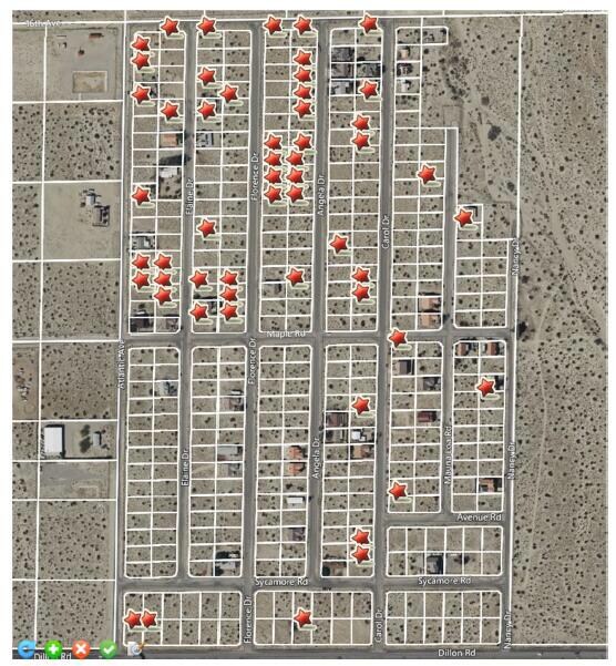 54 lots Aerial