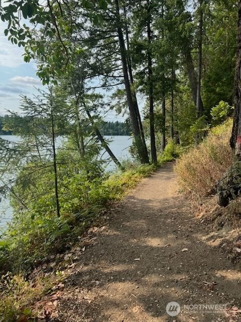 Walkable trails within gated community.