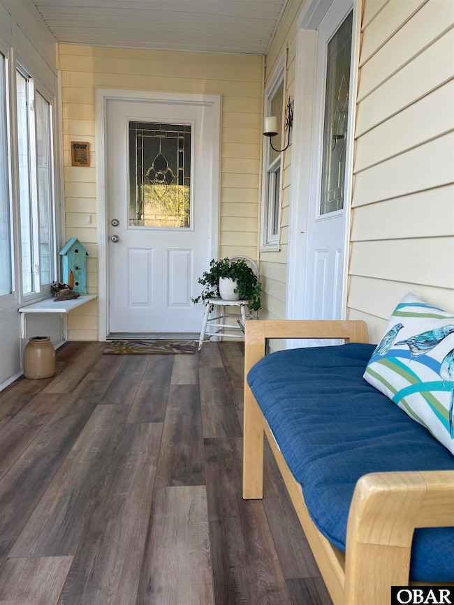 Welcoming front entry porch
