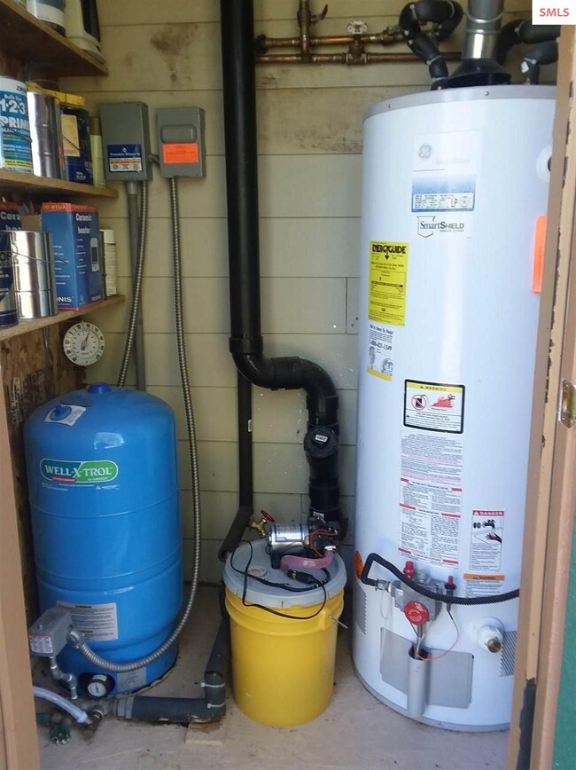 With hot water heater, pressure tank, anti-freeze 