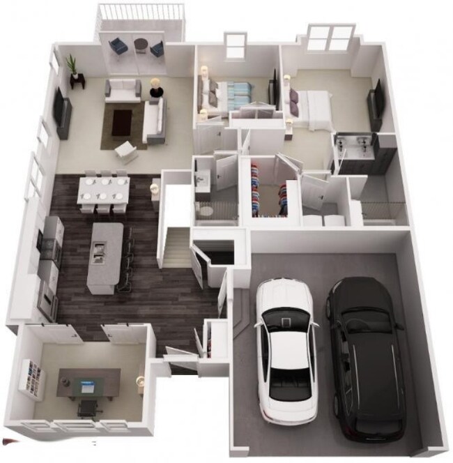 Medallion main floor 3d plan