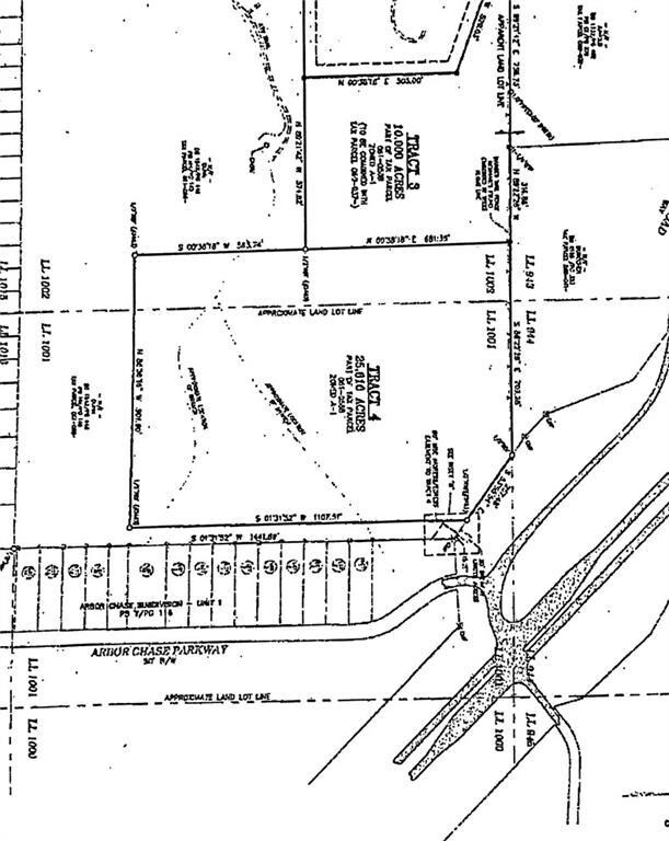 Map of parcels