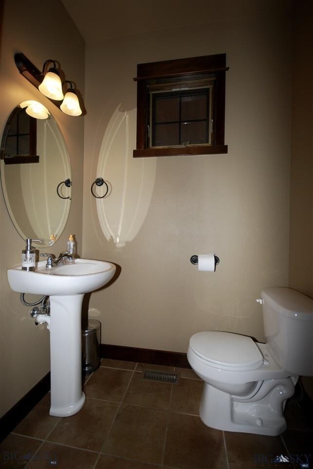 Main floor powder room