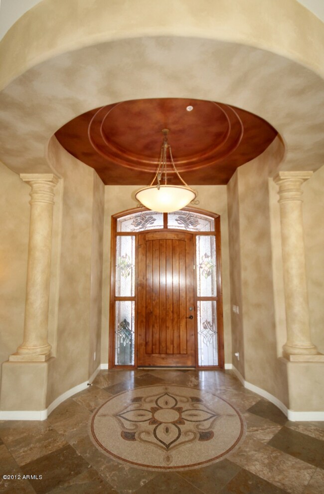 Front entry from inside