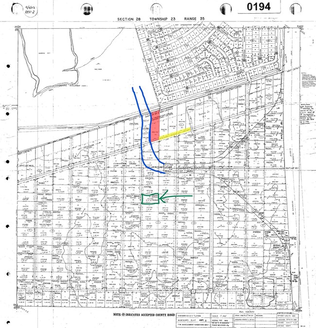 Plat Map Section 28 lot 28-page-001