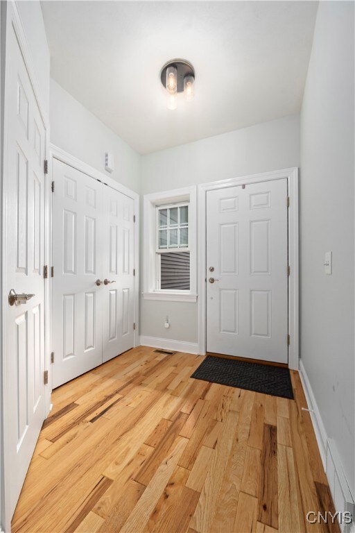 Greet your guests at the front door!  Ample closet