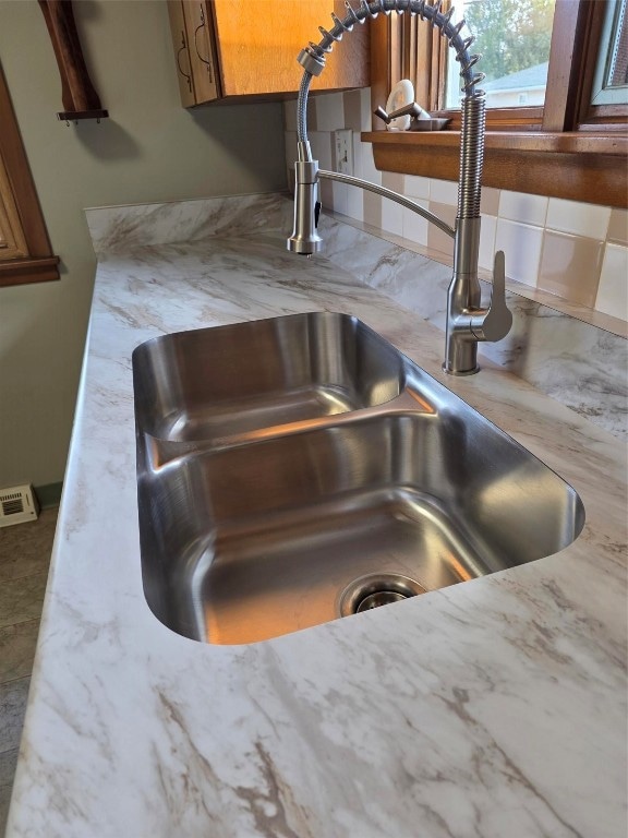 New counter and sink and faucet