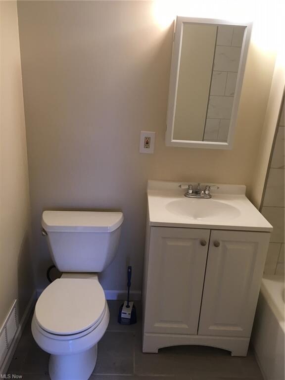 New Toilet and Vanity