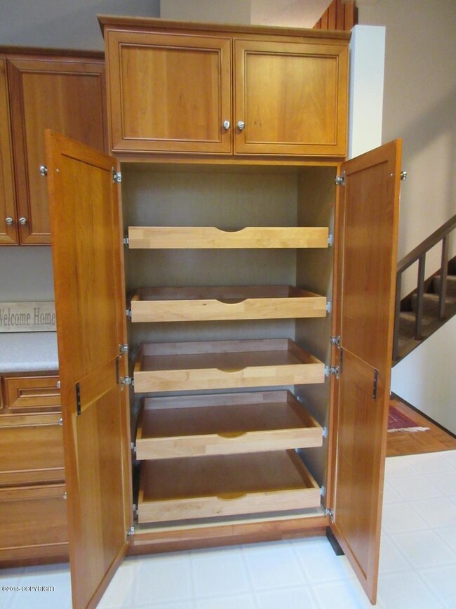 Pantry with pull-outs