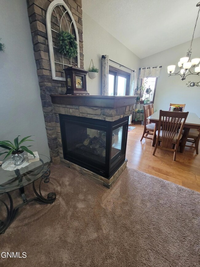 3 sided fireplace