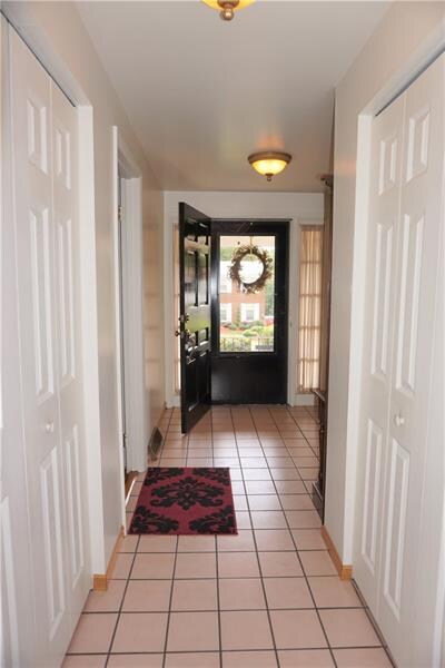 warm welcoming entrance.