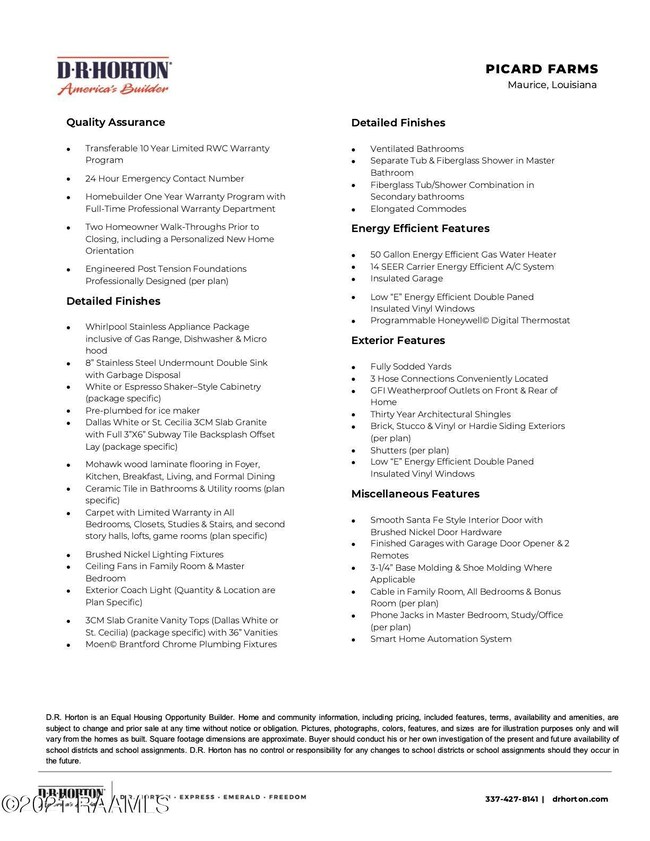 PF Included Features 5.10.21