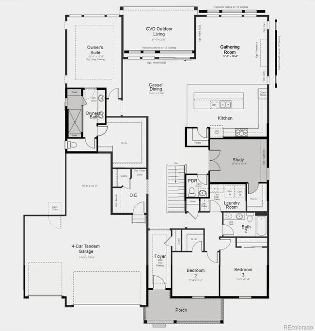 Structural options include: 13' ceilings, fireplac