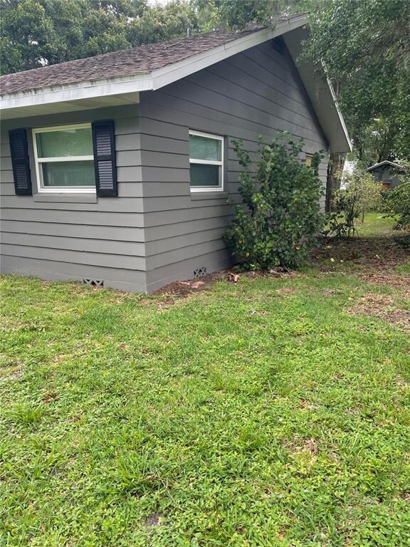 South side of home