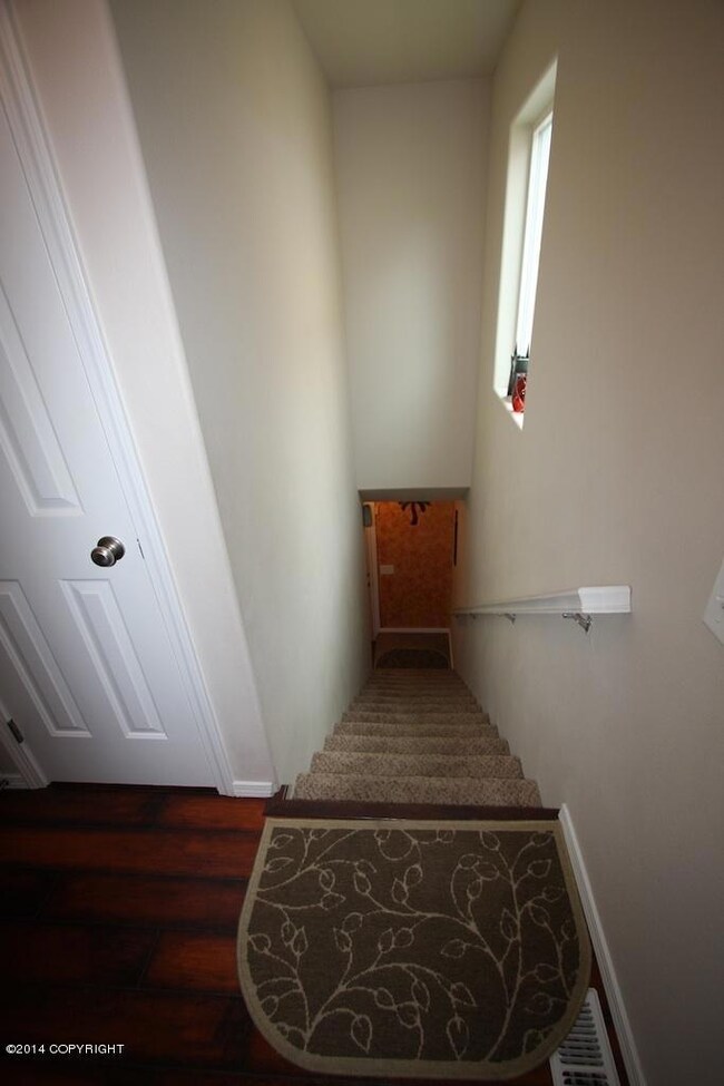 Downstairs to entrance
