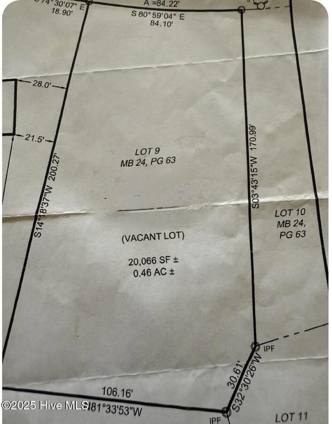 Lot 9 Survey