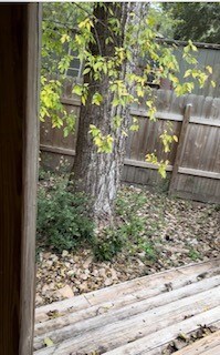 Fenced area