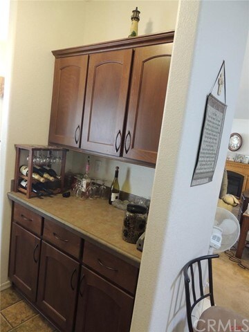 Butler's pantry provides even more storage.