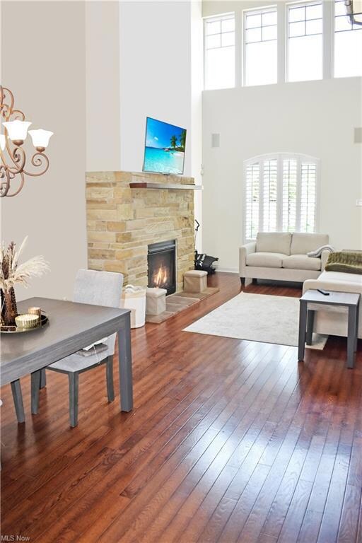 gas stone fireplace