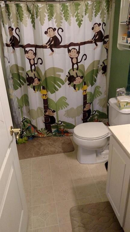 First floor bath. 2nd floor is...