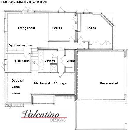 Emerson Ranch - Lower Level layout