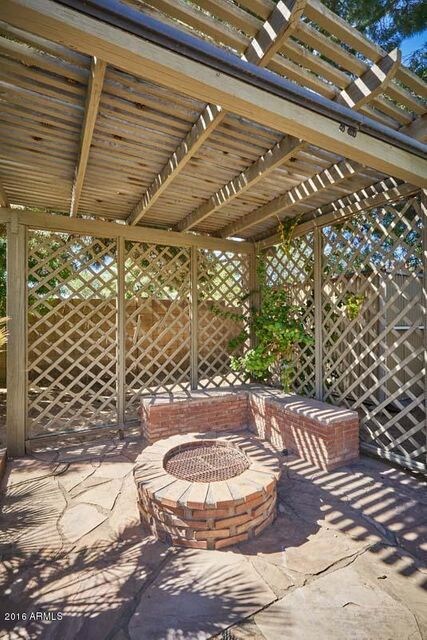 Backyard-Fire Pit and Gazebo