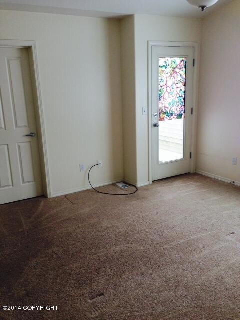 Master bedroom with front deck access