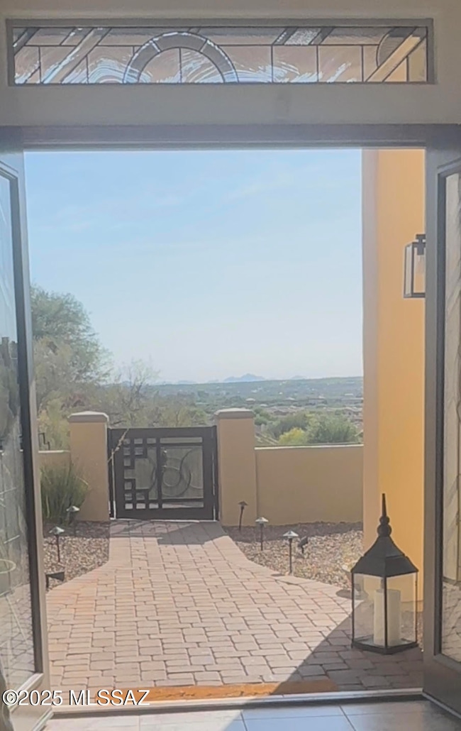 Court yardview front door