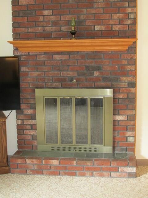 Fireplaced living room