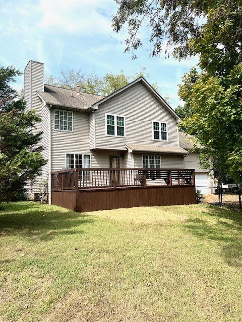 Back view. This home features a whole house water filtration system and a water softener system