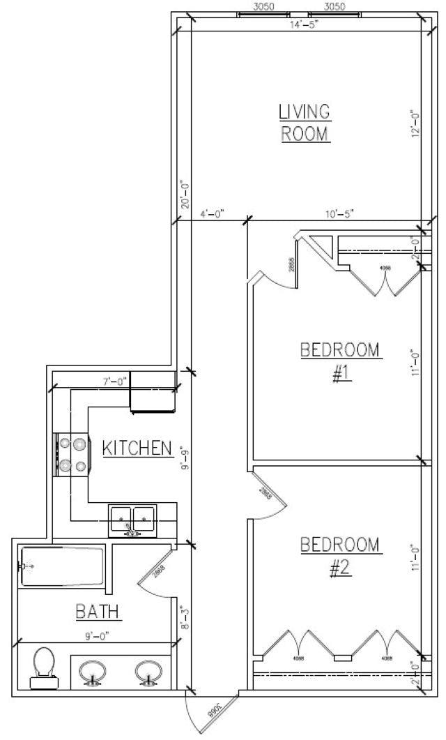 View of floor plan / room layout