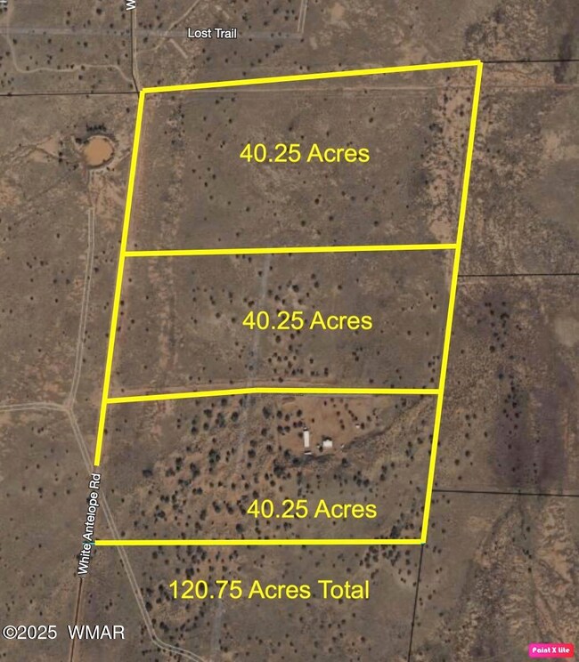 5457 White Antelope Road Map