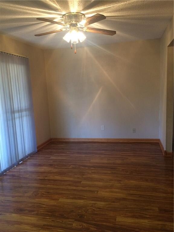 Dining room is large enough for formal furniture a