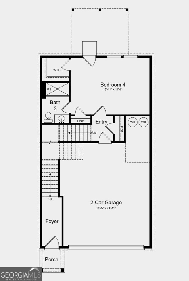 Lower Level Floor Plan - Structural options added 