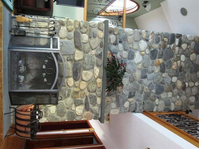 Dramatic fireplace!
