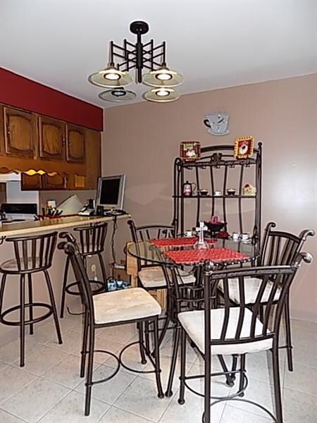The Eat-In Kitchen Area is 9x8 and Alongside the M