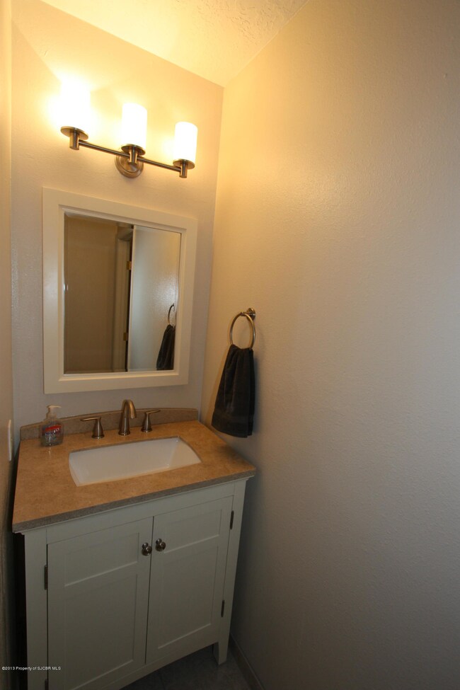 Vanity in second Bathroom.