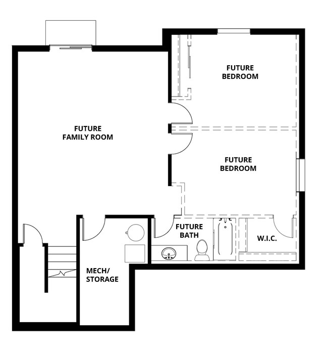 View of room layout