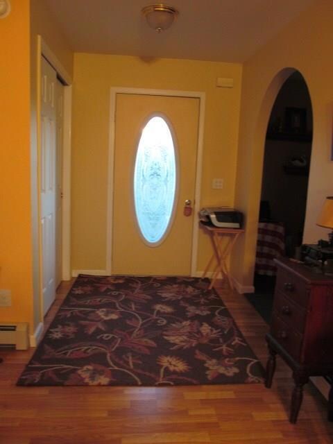 A warm welcoming entryway.