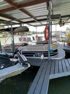 Covered dock and boat slips