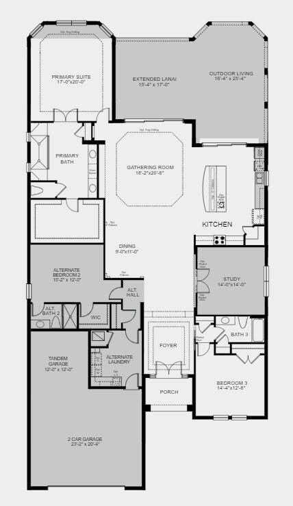 Structural options include: Gourmet kitchen, kitch