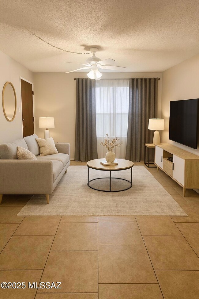 Living Room Virtually Staged