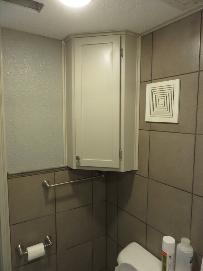 Another View of Shower/Bath/Toilet Area.  Owner ha